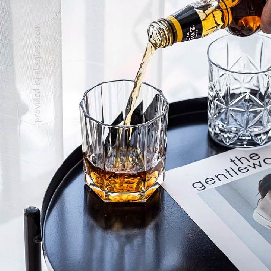Ly thủy tinh - Ly rocks NKS.GL47 size 320ml đế lục giác, nksglass