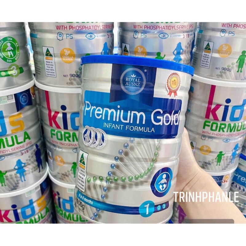 Sữa Hoàng Gia Úc ROYAL AUSNZ Premium Gold 1 Dành Cho Bé Từ 0-6 Tháng Tuổi