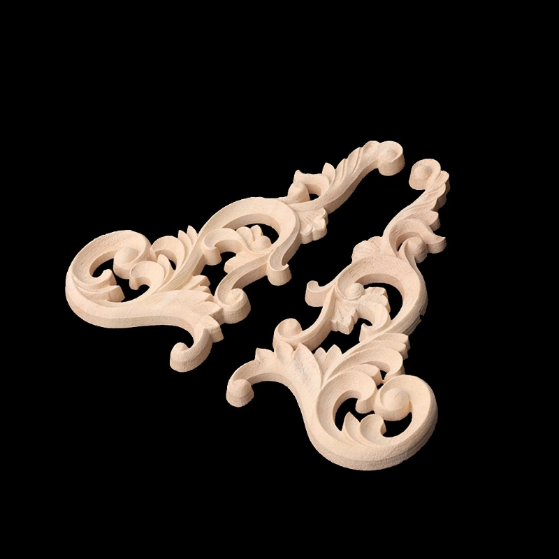 Cặp Khung Gỗ Chạm Khắc Hoa Văn Tinh Xảo Trang Trí Nội Thất Tiện Dụng