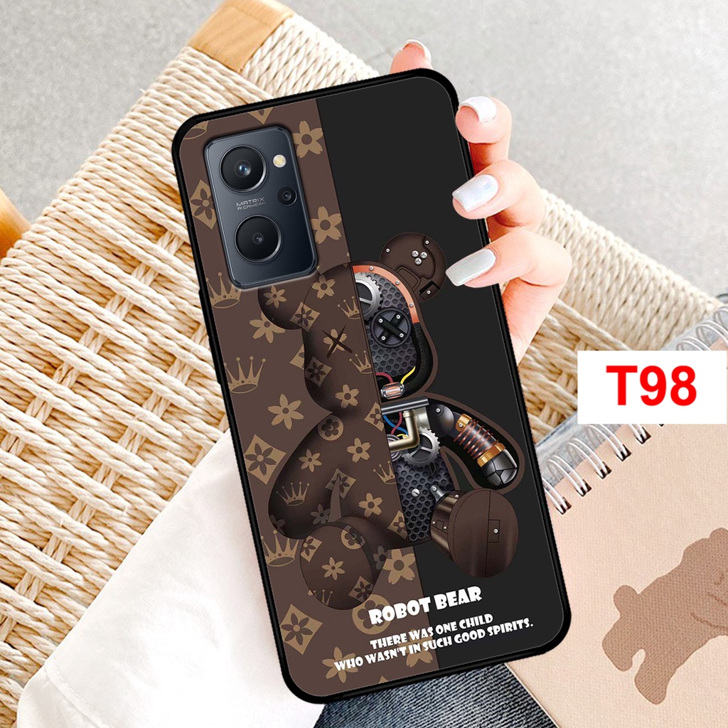 Ốp Realme 9i - Realme 9 Pro in hình gấu bearbrick, phi hành gia vũ trụ . ốp lưng realme 9i - realme 9 pro bền đẹp.