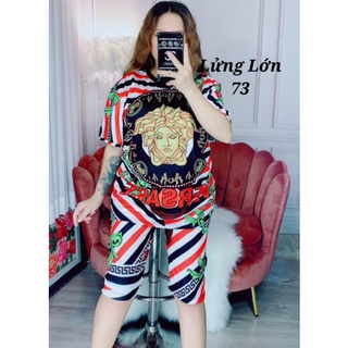 Set lửng thun lạnh 3D quần có túi