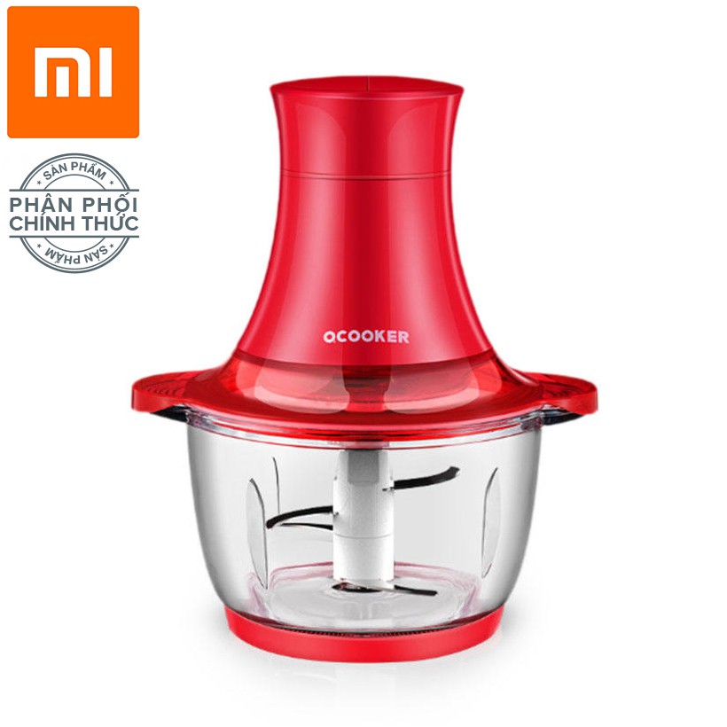 Máy xay thịt QCOOKER (Đỏ) - Hàng chính hãng