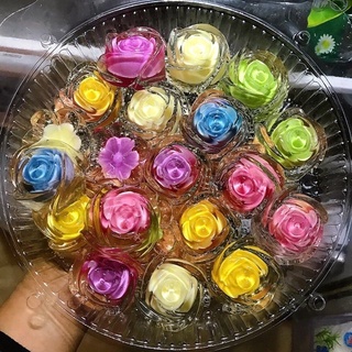 Set 10 khuôn rau câu silicon cupcake (3cm-5cm-7cm)