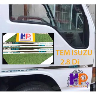 TEM ISUZU - DÀNH CHO XE TẢI - TEM ĐẸP CHUẨN HÃNG