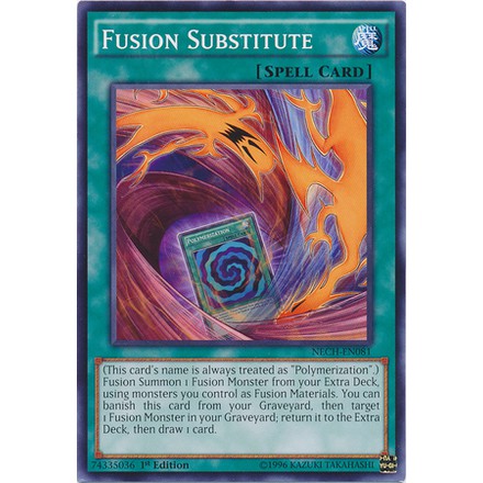 Thẻ bài Yugioh: NECH - EN081 - Fusion Substitute