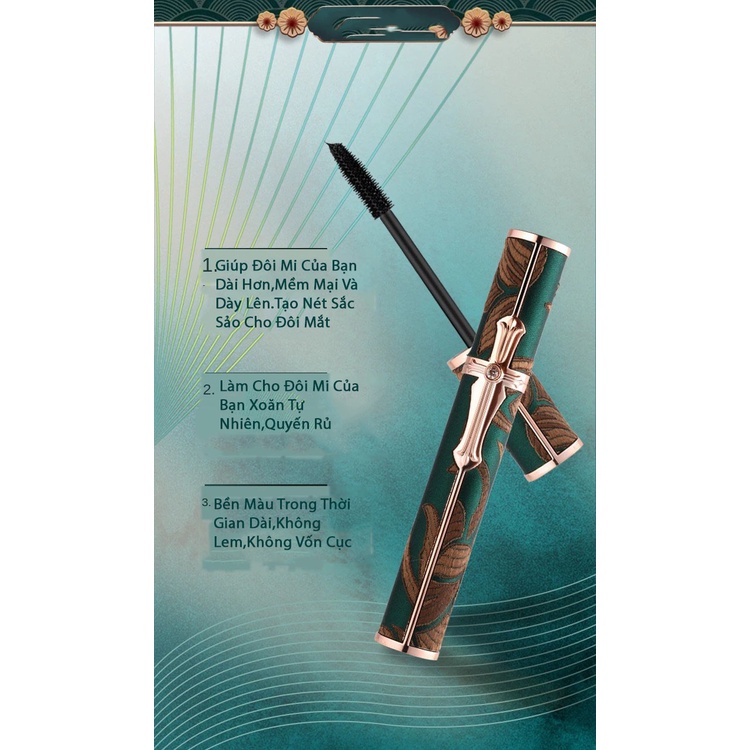 Mascara HOJO PEACOCK Limited,Cổ Trang,Siêu Đẹp,Đầu Chuốt Nhỏ,Thưa,Giúp Mi Của Nàng Trở Nên Công Vút,Sắc Sảo,Không Lem.