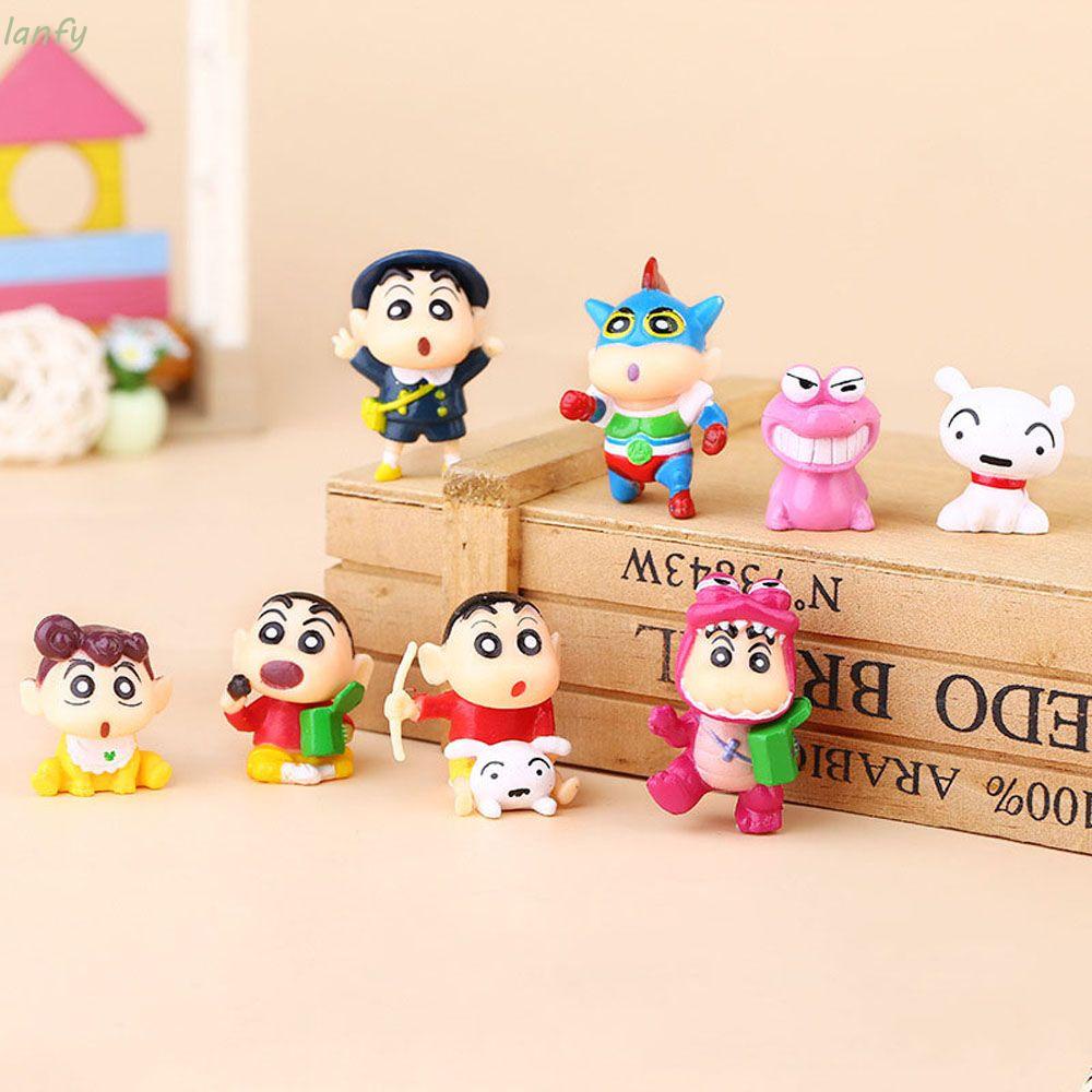 Set 8 Mô Hình Nhân Vật Cậu Bé Bút Chì Shin Ngộ Nghĩnh