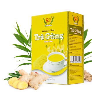Trà gừng dạng hộp cốm Sing Việt