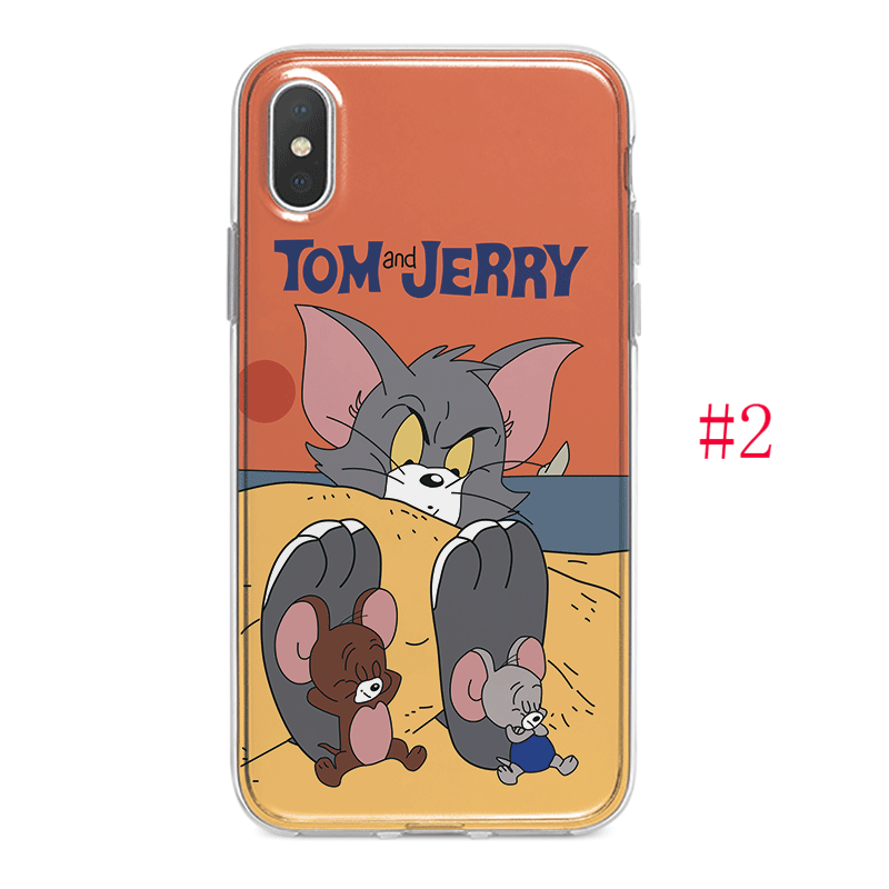 Ốp lưng Huawei Y3 Y5 2017 Prime 2018 2019 Y5 ii vỏ điện thoại Silicone mềm Case Cover Tom và Jerry