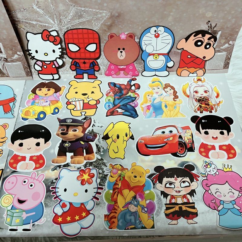 10 bao lì xì hoạt hình chibi trộn mẫu