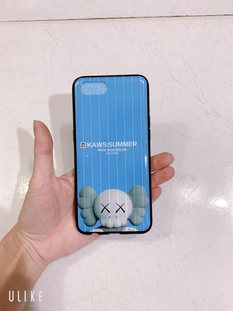 Ốp lưng oppo A1K nền xanh kẻ sọc