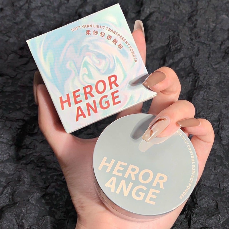 Phấn phủ Herorange kiềm dầu, chống nước, bám lâu 12gam