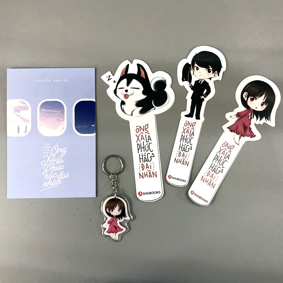 Sách - Ông Xã Là Phúc Hắc Đại Nhân (Bộ 2 quyển) (Kèm Bookmark, Postcard, Móc khóa)