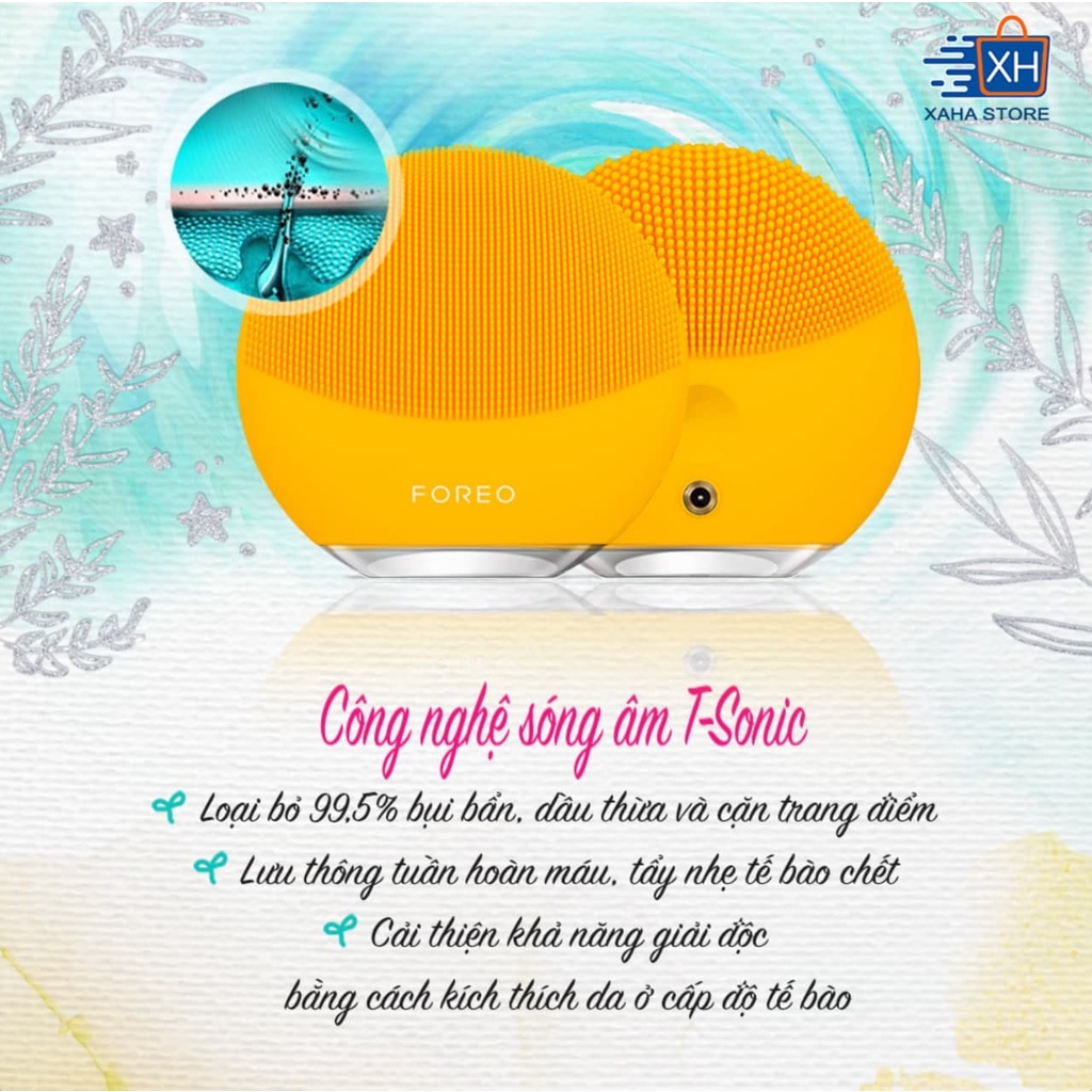 Máy rửa mặt Foreo Luna Mini 3 hàng chính hãng