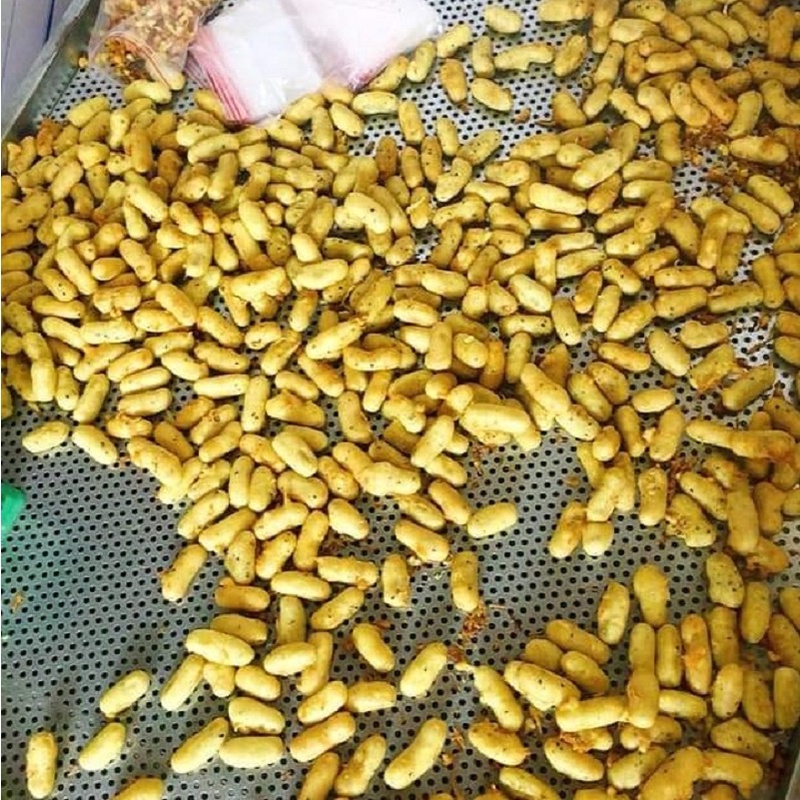 Khoai lang kén vừng đen chiên vàng vỏ giòn thơm, nhân khoai lang chín bở loại ngon đặc biệt