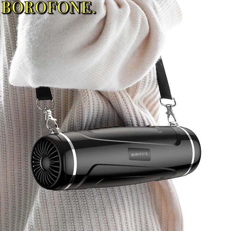 Loa bluetooth mini Borofone BR7 Empyreal wireless V5.0, kết nối 2 loa cùng lúc, chống nước IPX5, đèn pin siêu sáng