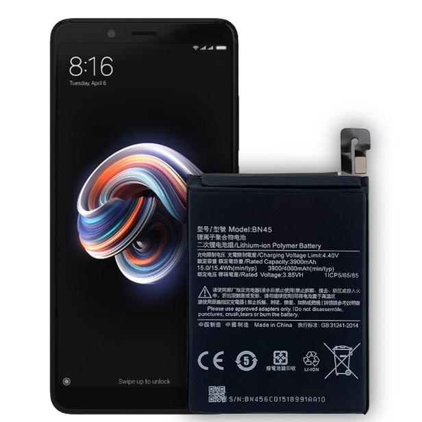 Pin zin Xiaomi Redmi Note 5 / 5 Pro BN45 4000mAh | Hàng Chính Hãng - Dung lượng gốc | Tặng bộ tháo mở + seal dán