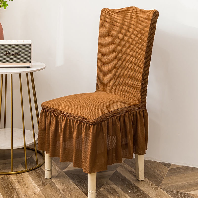 Vỏ Bọc Ghế Ngồi Bàn Ăn Vải Nhung Chất Liệu Co Giãn Cao Cấp