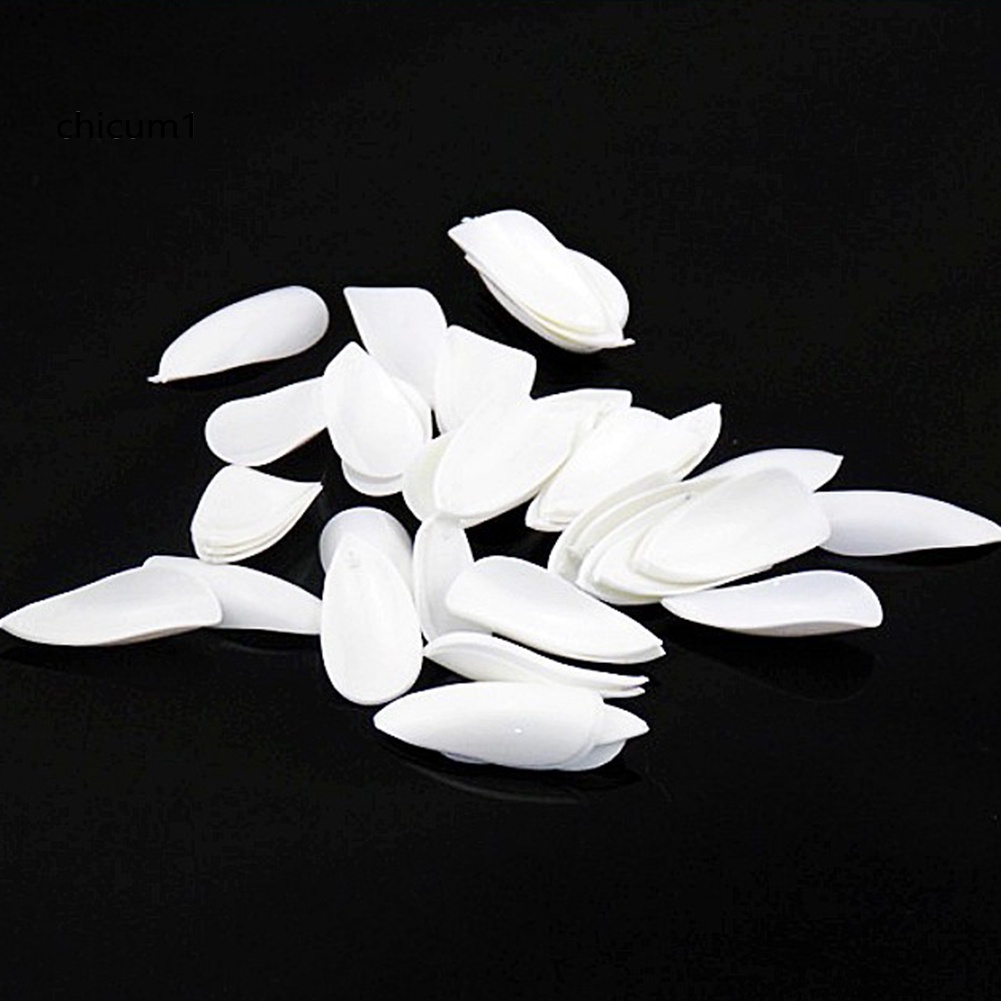 Bộ 100 Móng Tay Giả Nghệ Thuật Che Phủ Toàn Diện Hình Giọt Nước