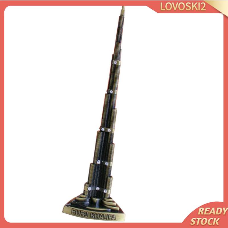 Mô Hình Tháp Burj Khalifa 2 22cm Bằng Kim Loại Trang Trí Nhà Cửa / Văn Phòng