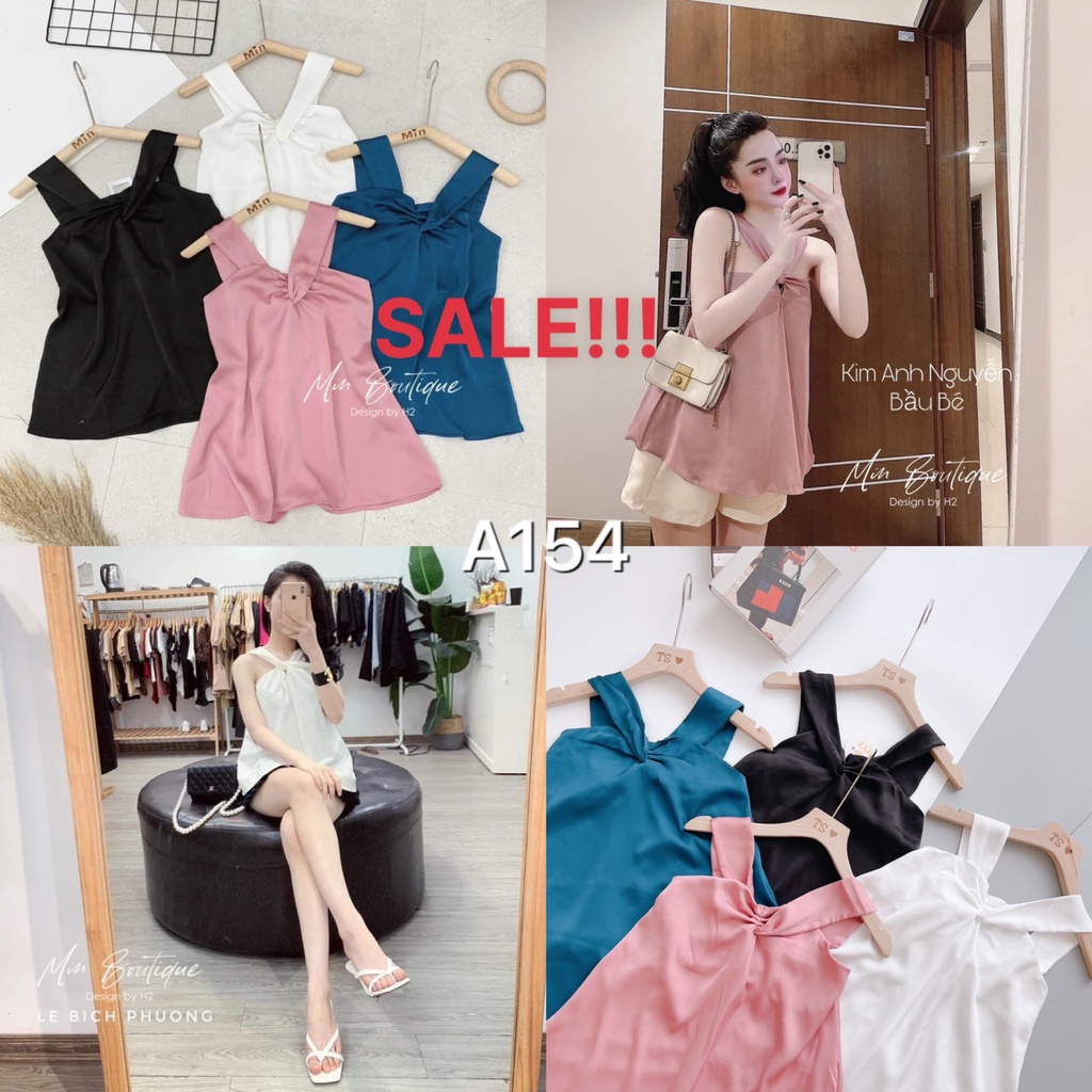 ÁO LỤA YẾM ĐAN CỔ CỰC HOT NỮ A154