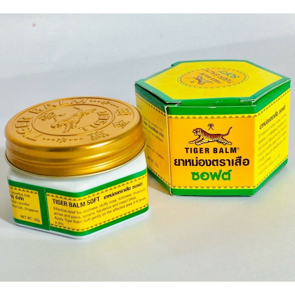 Dầu Cù Là Con Hổ Công Thức Mềm Thái Lan Tiger Balm Soft White