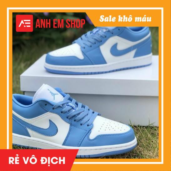 [Mã FAXANH245 giảm 10k đơn từ 50k] Giày Jodan 1 Low Xanh lam bản đẹp
