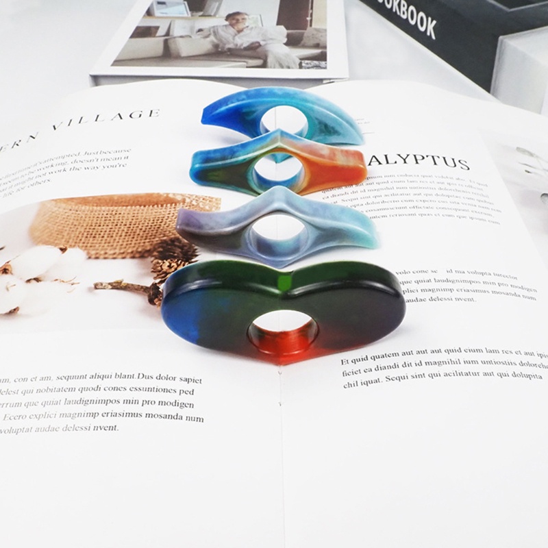 Khuôn Silicone Làm Thẻ Đánh Dấu Trang Sách Bằng Nhựa Epoxy Thủ Công DIY