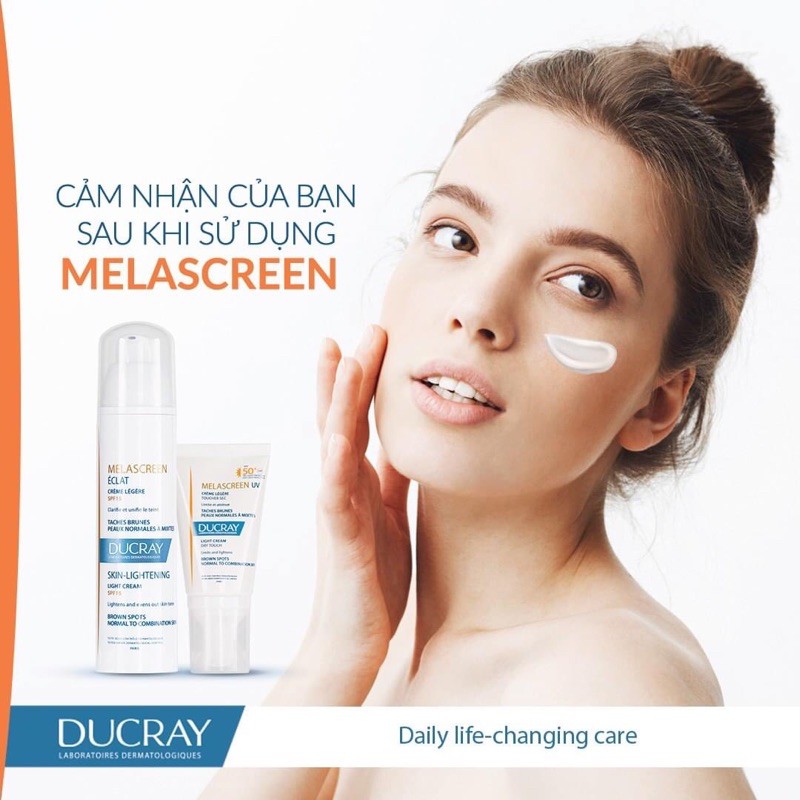 (Đọc kĩ mô tả) Kem chống nắng làm sáng da và chống lão hoá Melascreen UV SPF50 40ml