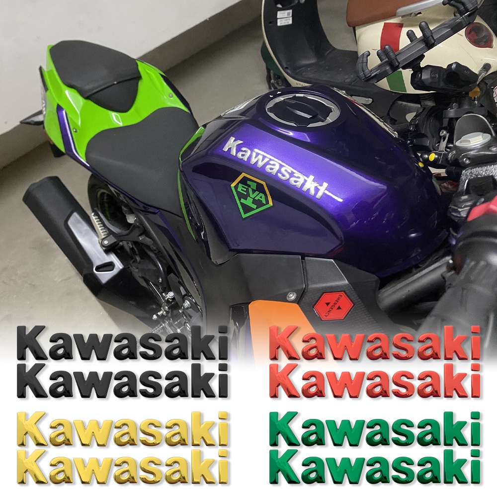 Decal hiệu ứng 3D dán xe mô tô Kawasaki Ninja