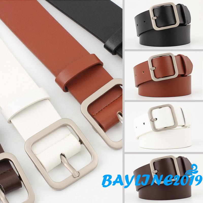 Thắt Lưng Màu Trơn Phong Cách Vintage Cho Bạn Gái