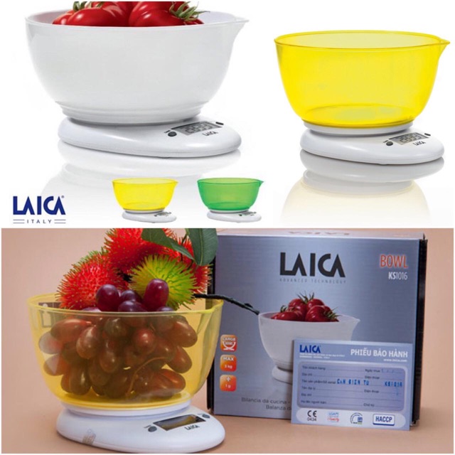 CÂN ĐIỆN TỬ KÈM BOWL LAICA