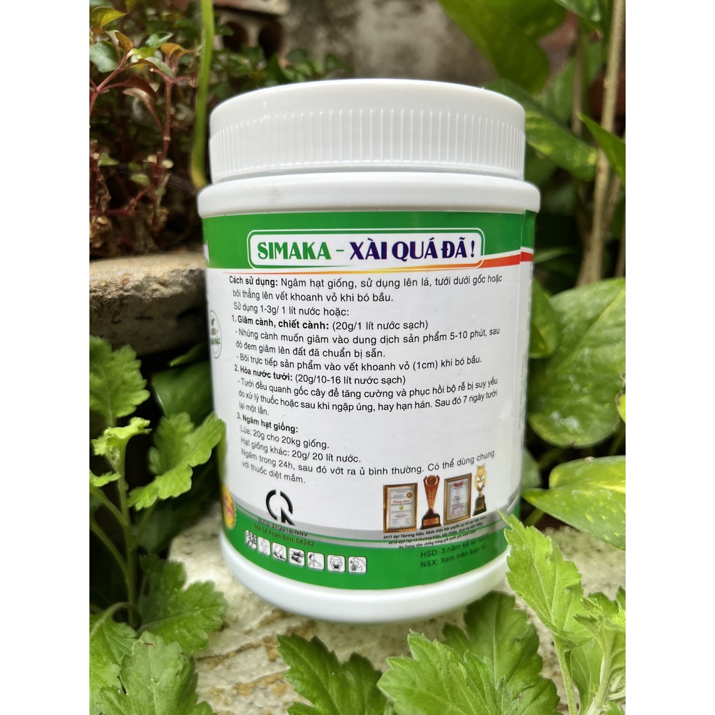 Phân Bón Kích Rễ Simaka Chuyên Dùng Cho  Hủ 500g