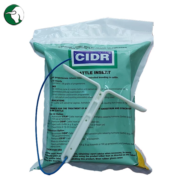 VÒNG CIDR GÂY LÊN GIỐNG ĐỒNG LOẠT DÀNH CHO BÒ SỮA