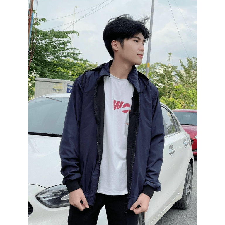 Áo Khoác Nam Nón Rời Chất Dù 2 Lớp Lót Das Form Rộng Che Nắng Chắn Gió Tiện Lợi Siêu Hót NEW UNISEX