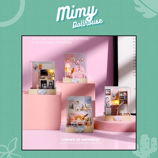 Mô hình nhà búp bê gỗ Corner of Happiness 1 tự lắp ráp DIY dollhouse