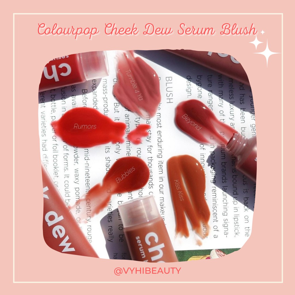 Phấn má Colourpop dạng kem Cheek Dew Serum Blush