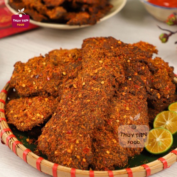 Khô bò miếng , khô bò que thượng hạng THUY TIEN FOOD, Hũ 250g cao cấp