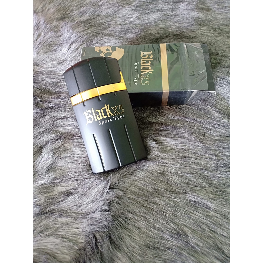 Nước hoa Nam BLACK X5 sport type 75ml nước hoa nam thơm lâu mùi nhẹ mát