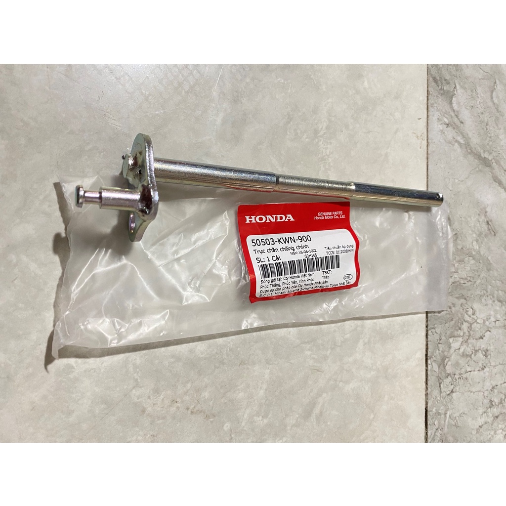 Trục chân chống chính - cốt chân chống đứng HONDA PCX 125, LEAD 125, SH MODE. 50503KWN900