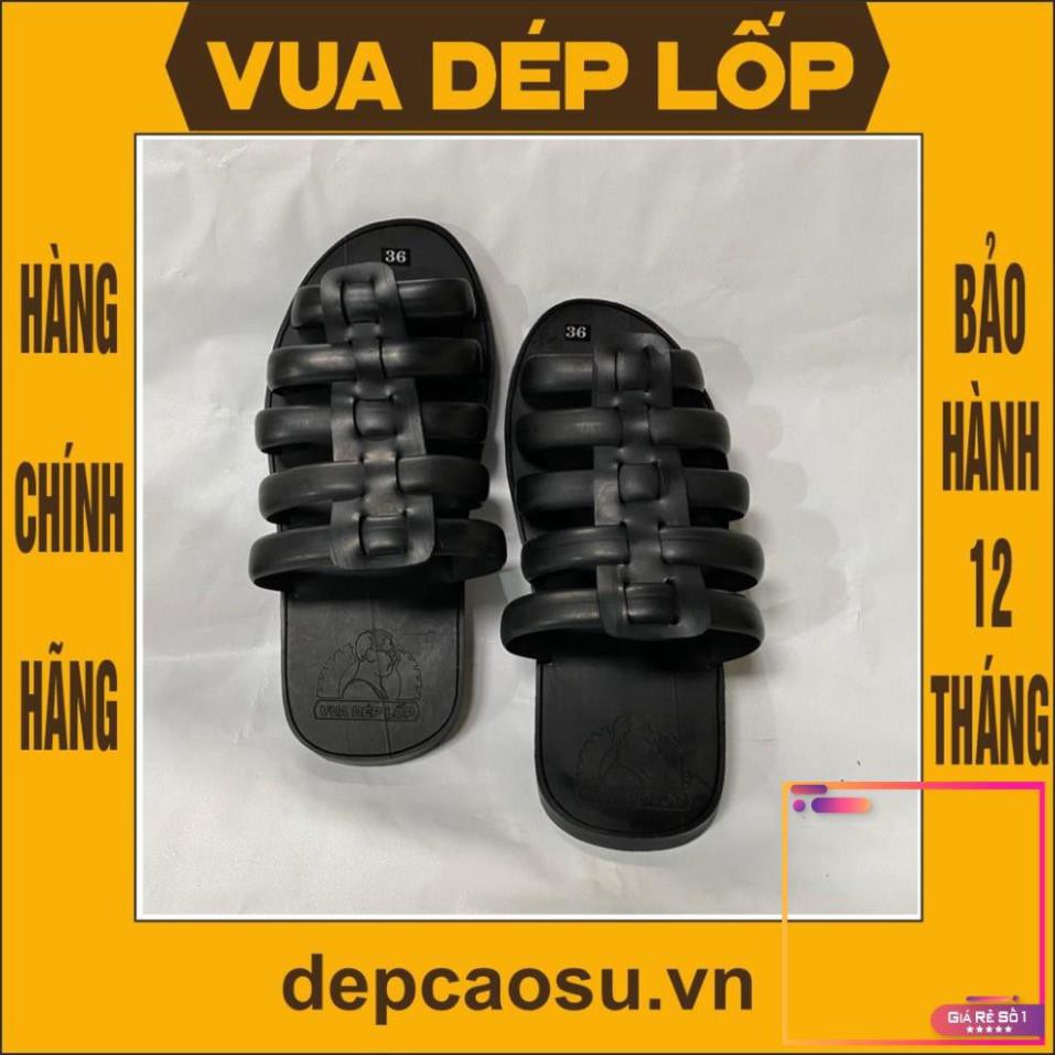 Dép cao su 5 quai dép rọ, được làm thủ công của Vua dép lốp Phạm Quang Xuân, ảnh thật, bảo hàng và sẵn hàng -v01