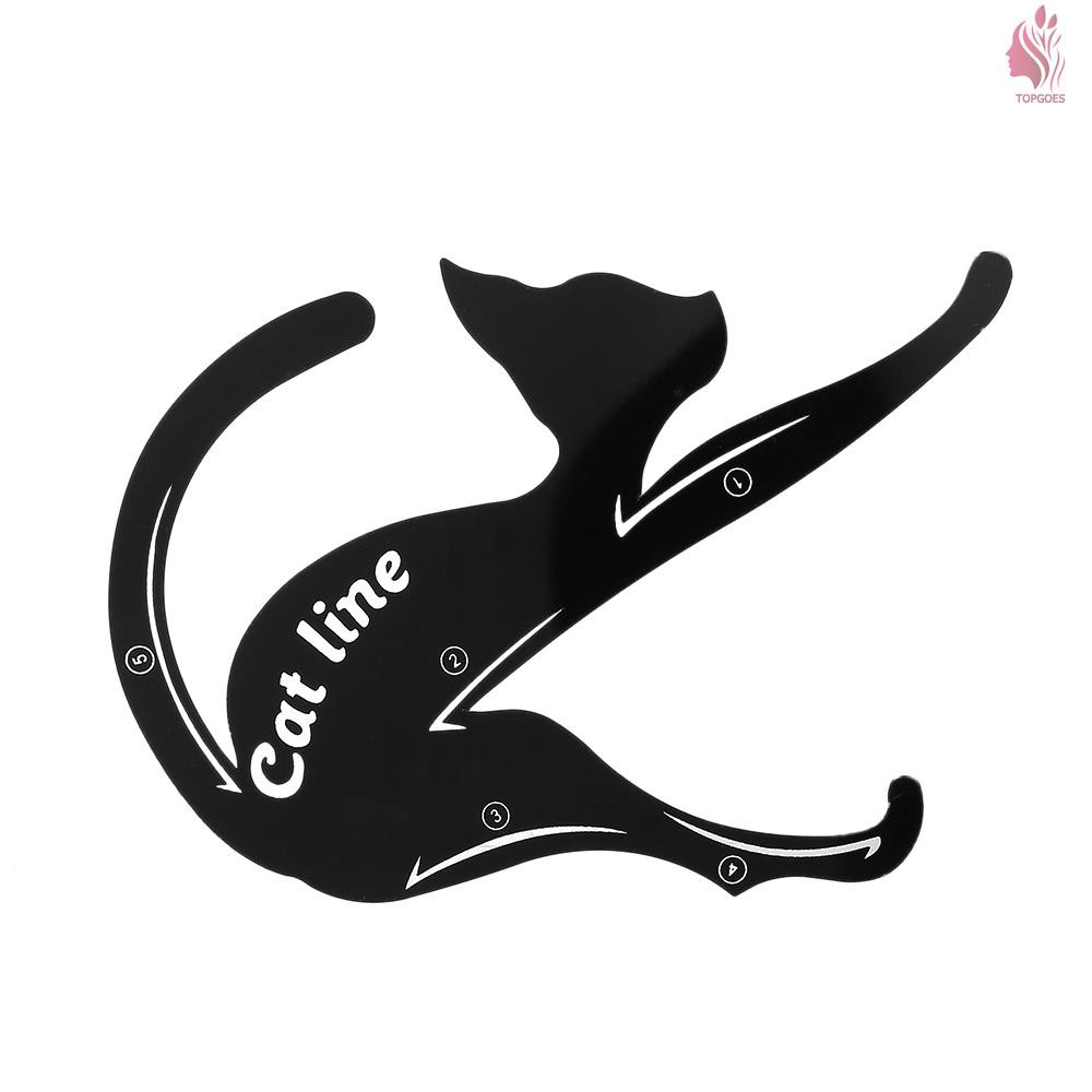 Set 2 Tấm Khuôn Kẻ Mắt Hình Mèo Độc Đáo Tiện Dụng | BigBuy360 - bigbuy360.vn