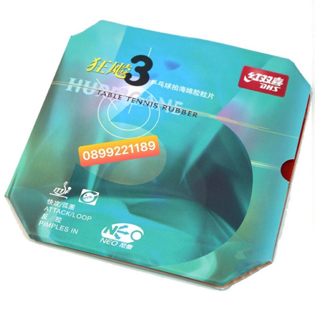 Mặt vợt bóng bàn DHS H3 Neo Hàng Chính Hãng