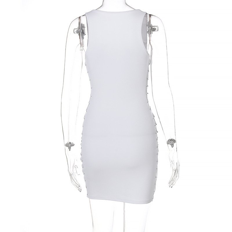 Đầm Nữ Hai Dây In Chữ Thời Trang