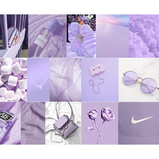 [FREESHIP EXTRA] 12 tấm Wall Collage - theme Lavender