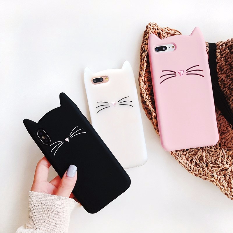 Ốp lưng iphone Silicon mèo 5/5s/6/6s/6plus/6s plus/7/8/7plus/8plus/x/xs/xs max/11/11pro max - Awifi Case G3-1 | BigBuy360 - bigbuy360.vn