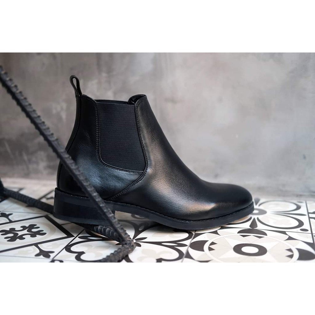 giày boot nam da cao cấp cổ thấp đi êm chân thoáng khí không đổ mồ hôi chân | BigBuy360 - bigbuy360.vn