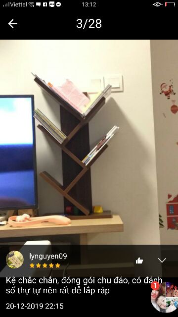 Kệ cây hình xương cá