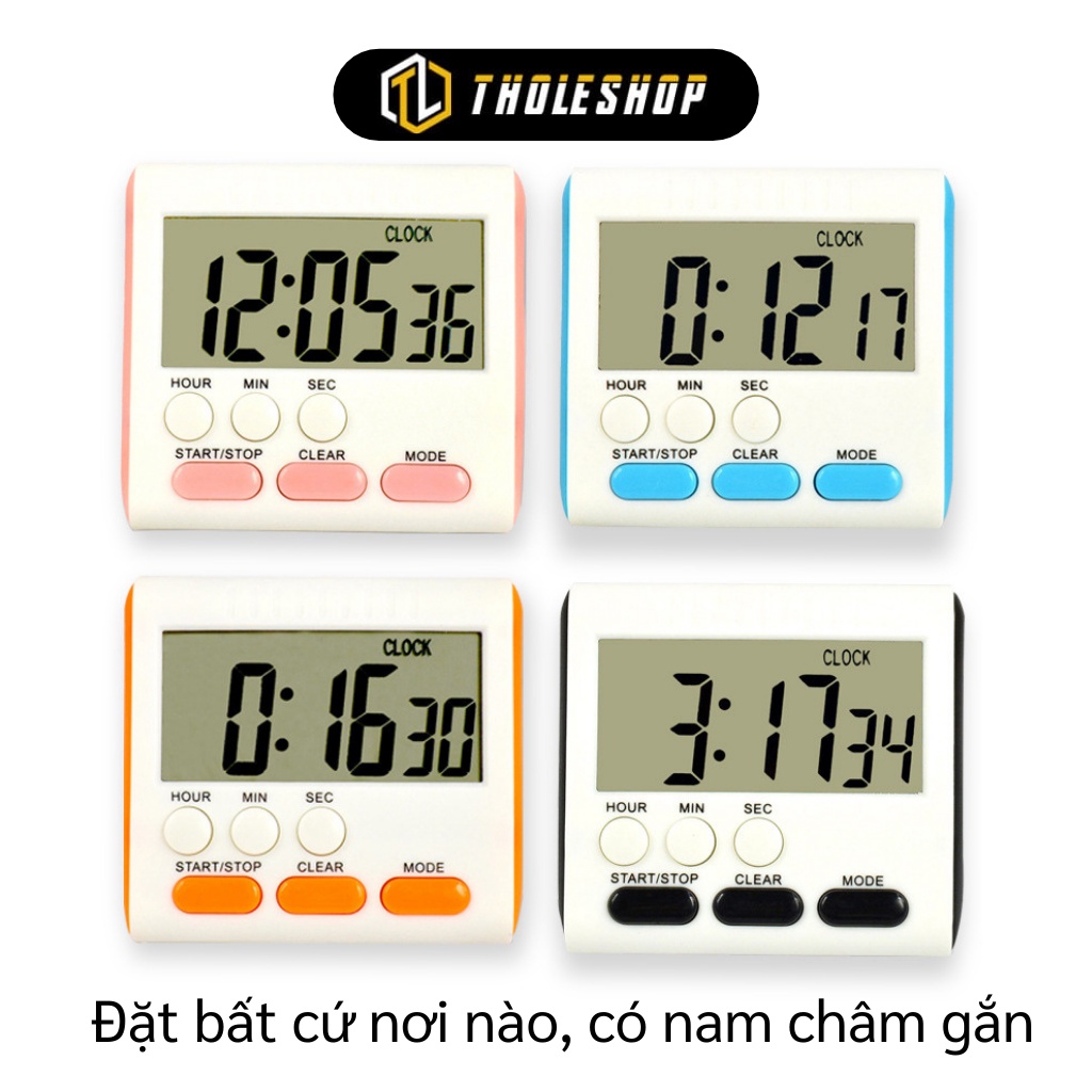 Đồng Hồ Đếm Ngược - Đồng Hồ Đếm Giờ Mini, Màn Hình LCD Sắc Nét, Chính Xác 6794