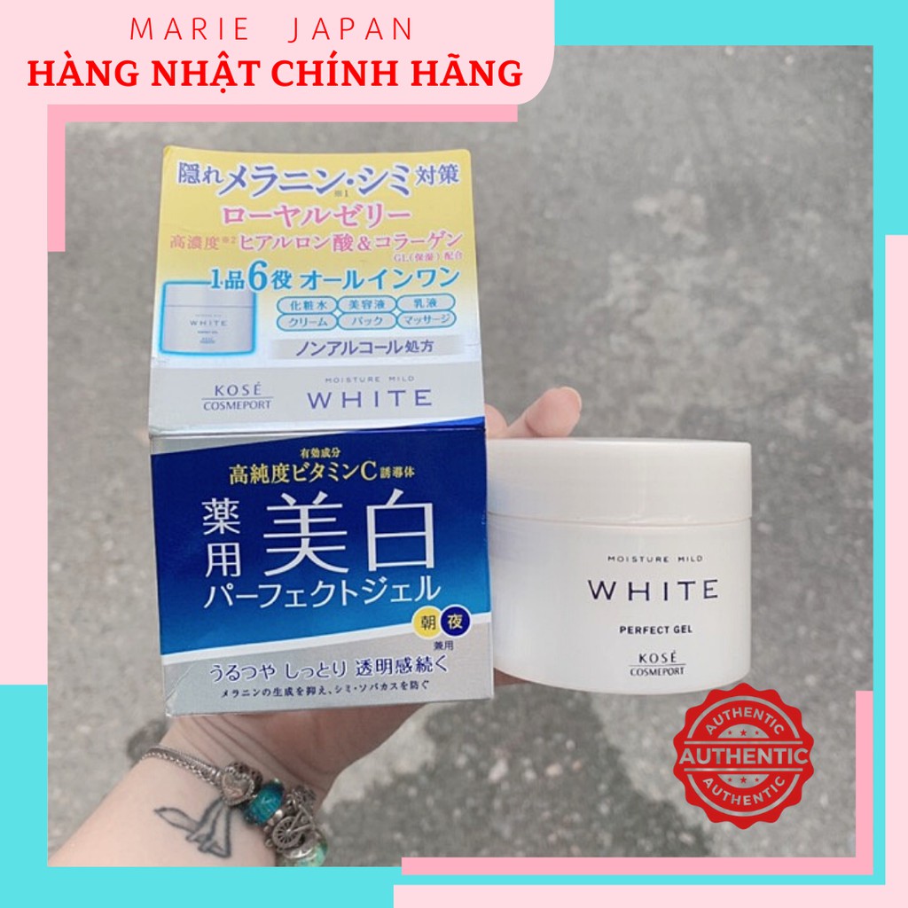 {HOT} -  Kem dưỡng trắng da Kose Mild White 6 in 1 Nhật Bản